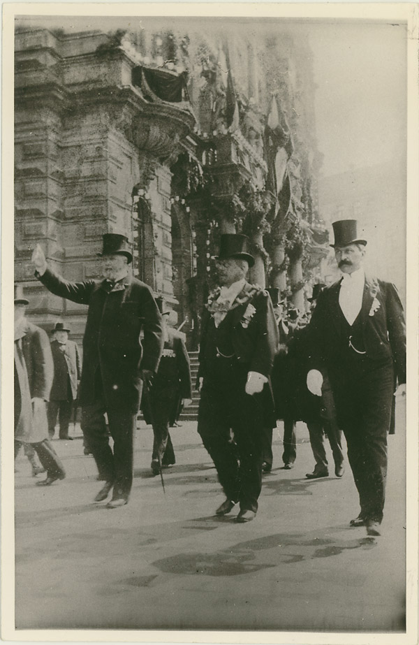 1902 Besuch König Oskar von Schweden